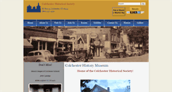 Desktop Screenshot of colchesterhistory.org