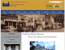 Tablet Screenshot of colchesterhistory.org